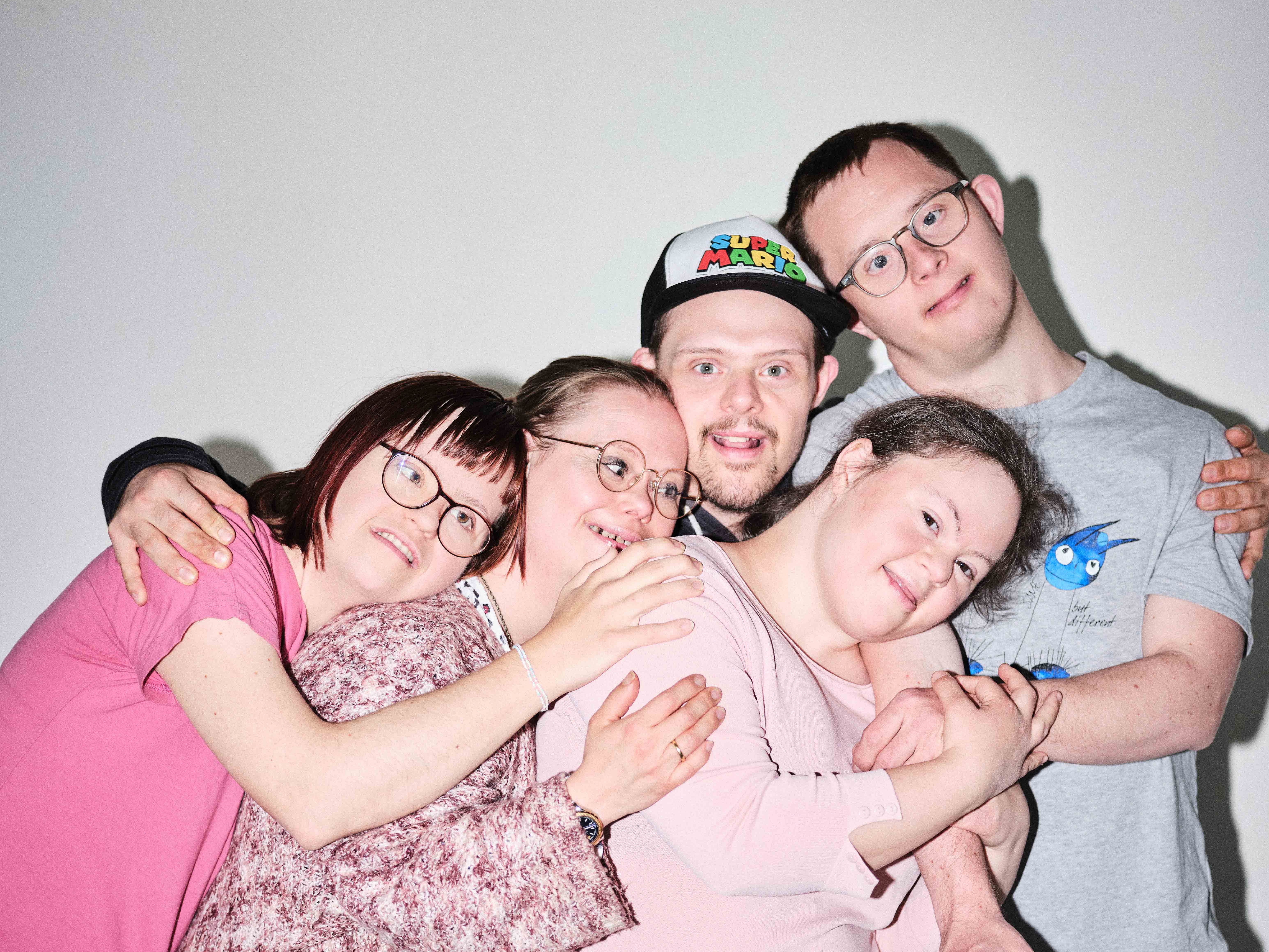 The workshop team, from left to right: Franziska ‘Fanny’ Neumyer, Maria Clara Horvath, Alexander Stuchlik, Cathrin Sedhoum, Niklas Kern