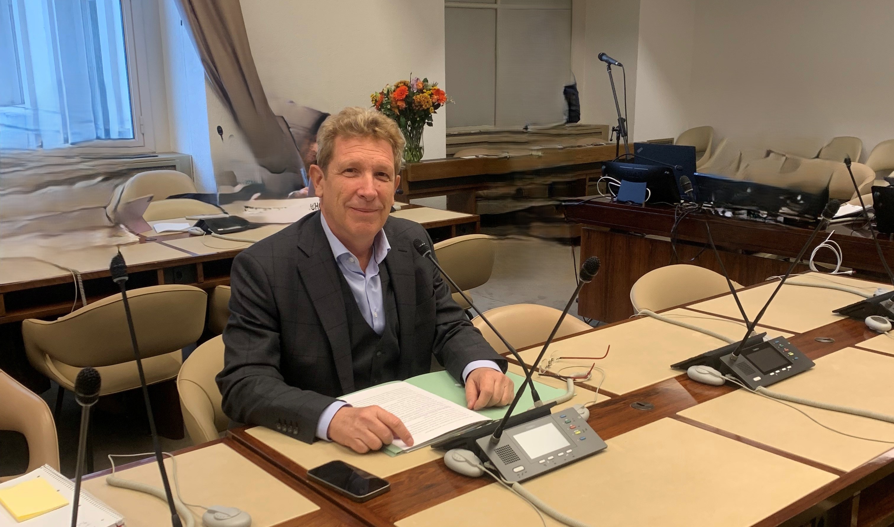 Volksanwalt Bernhard Achitz vor dem UN-Ausschuss in Genf