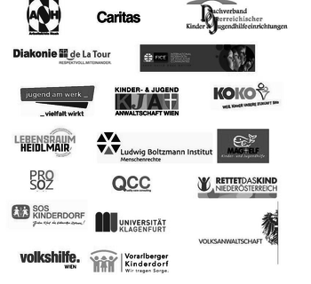 Die Logos 19 verschiedener NGOs