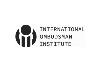 Logo des International Ombudsman Institute bestehdn aus Mensch im Kreis mit Schriftzug