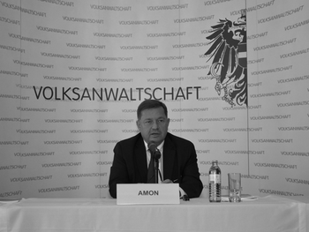 Volksanwalt Amon anlässlich der Pressekonferenz zum Wien Bericht 2019