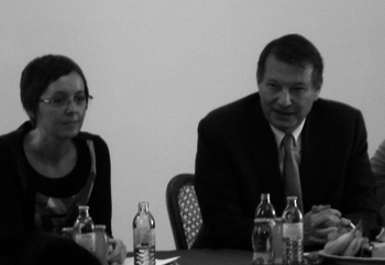 Volksanwalt Dr. Kostelka mit Expertin Dr. Heindl