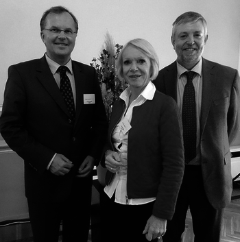 Volksanwalt Günther Kräuter, Volksanwältin Gertrude Brinek und der irische Ombudsmann Peter Tyndall