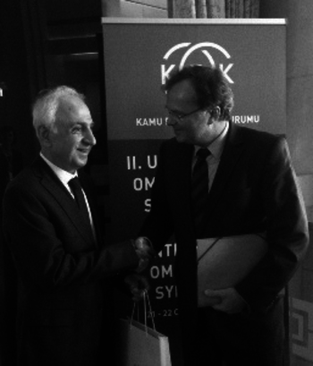 Kräuter with the turkish ombudsman Nihat Ömeroglu